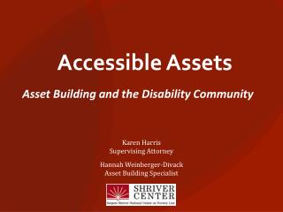 Accessible Assets