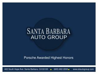 Porsche Awarded Highest Honors