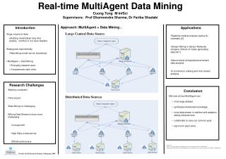 Applications Realtime medical analysis (swine flu outbreak) [2]