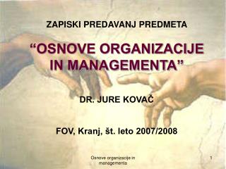 OBVEZNA ŠTUDIJSKA LITERATURA: