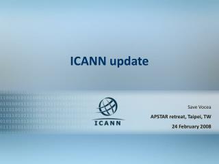 ICANN update