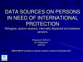 Khassoum DIALLO Snr Statistician UNHCR