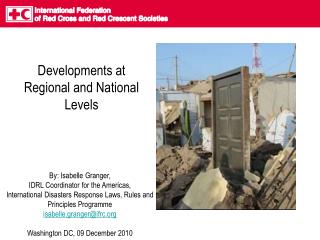 Developments at Regional and National Levels