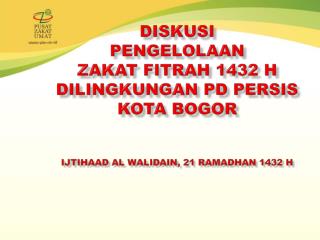 BESARAN ZAKAT FITRAH