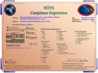 NITFS Compliance Registration