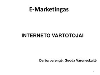 INTERNETO VARTOTOJAI