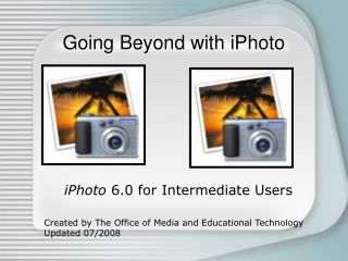 Going Beyond with iPhoto