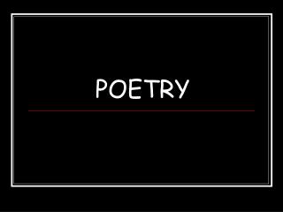 POETRY