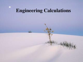Engineering Calculations
