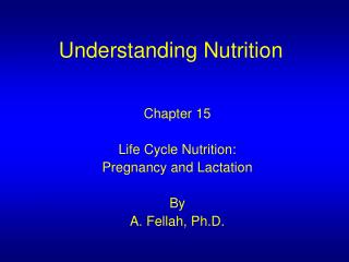 Understanding Nutrition