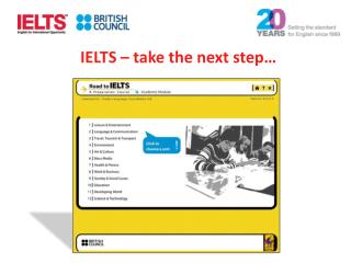 IELTS – take the next step…