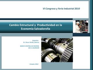 Cambio Estructural y Productividad en la Economía Salvadoreña