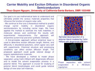 Phase separation with solvent evaporation in a AB-block-copolymer.