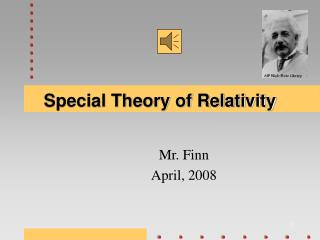 Special Theory of Relativity