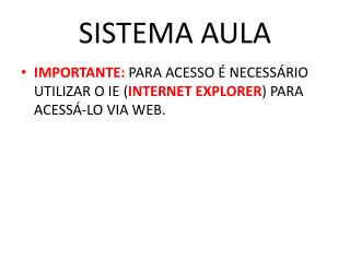 SISTEMA AULA