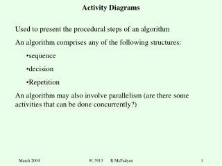 Activity Diagrams