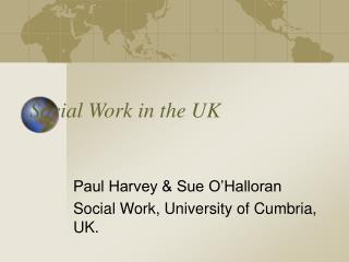 Social Work in the UK