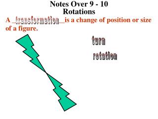 Notes Over 9 - 10 Rotations