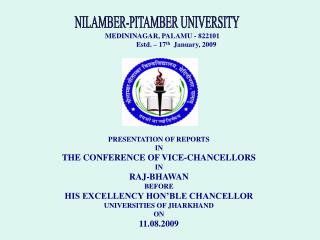 NILAMBER-PITAMBER UNIVERSITY