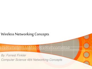 Wireless Networking Concepts