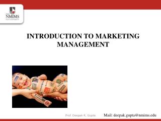 INTRODUCTION TO MARKETING MANAGEMENT