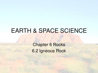 EARTH &amp; SPACE SCIENCE