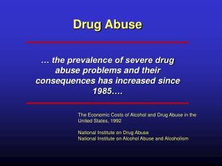 Drug Abuse