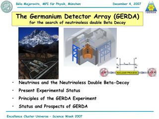 The Germanium Detector Array (GERDA) for the search of neutrinoless double Beta Decay