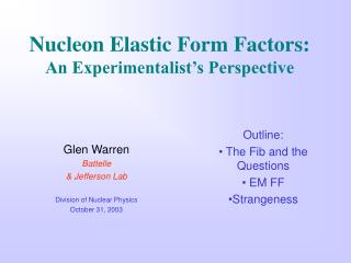 Nucleon Elastic Form Factors: An Experimentalist’s Perspective