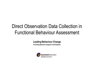Direct Observation Data Collection in Functional Behaviour Assessment