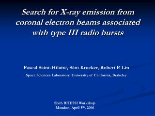 Search for X-ray emission from coronal electron beams associated with type III radio bursts