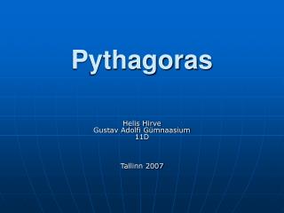 Pythagoras