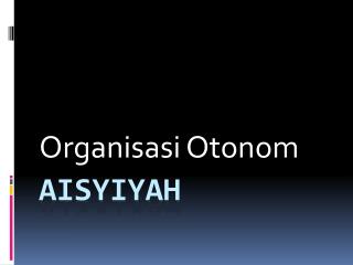 Aisyiyah
