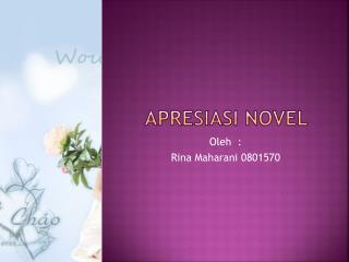 Apresiasi novel