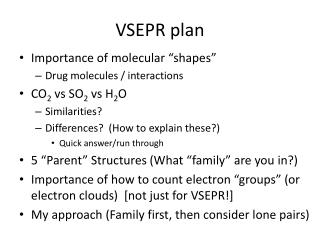 VSEPR plan