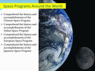 Space Programs Around the World