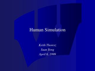 Human Simulation