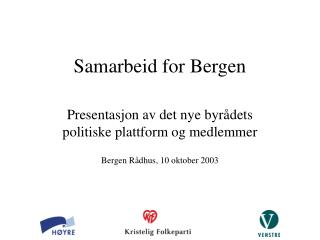 Samarbeid for Bergen