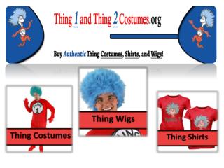 Thing 1 and Thing 2 Costumes