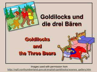 Goldilocks und die drei Bären