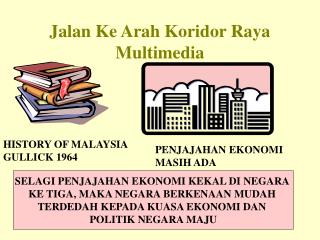 Jalan Ke Arah Koridor Raya Multimedia