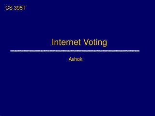 Internet Voting