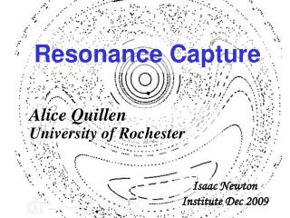 Resonance Capture