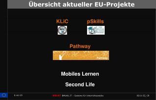 KLiC pSkills Pathway Mobiles Lernen Second Life