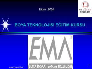 BOYA TEKNOLOJİSİ EĞİTİM KURSU