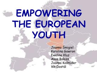 EMPOWE RING THE EUROPEAN YOUTH