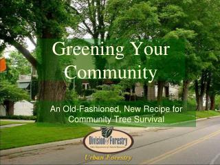 Greening Your Community