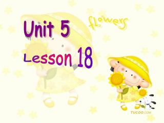 Lesson 18