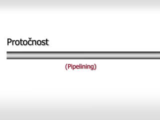 Protočnost