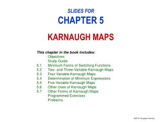 SLIDES FOR CHAPTER 5 KARNAUGH MAPS